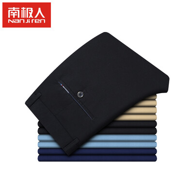 

Антарктический бизнес случайные брюки мужчины хлопка талии вертикальных мужские брюки цвета хаки NJRM5 34