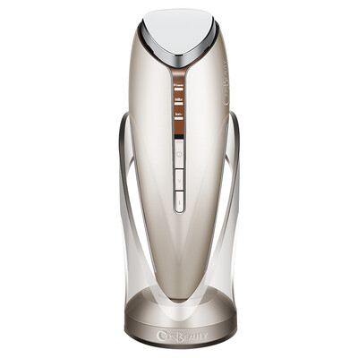 

可思美 CosBeauty离子美容仪冰热仪毛孔清洁器导入导出仪家用面部电子美容仪器CB-022香槟金