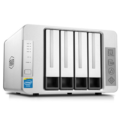 

TerraMaster F4-220 Intel двухъядерный 2.4G 2G памяти четыре диска NAS Gigabit сетевой хранения облако сервера хранения