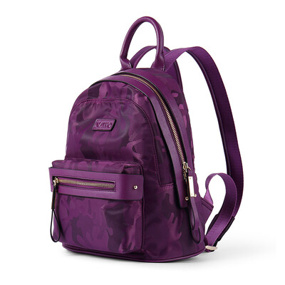 

NAWO Женские наплечные пластины Необычные цветные наплечные сумки Женская сумка Корейская волна Tide Nylon Canvas Travel Leisure Backpack Women NW6163001 Фиолетовый