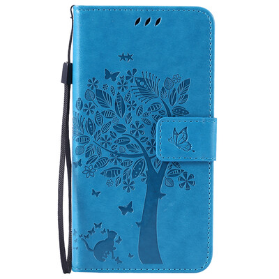 

Blue Tree Design PU кожа флип Обложка Кошелек Карты Держатель чехол для SAMSUNG C5