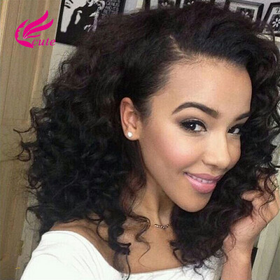 

Human Hair Products With Closure 4 Bundles Brazilian Kinky Curly Virgin Hair With Closure 1B 100% Human Hair Bundles With Closure