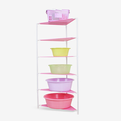 

Medas 5 shelf plastic bathroom rack