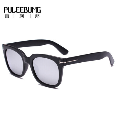 

PuLeeBumG солнцезащитные очки мужская мода поляризованное зеркало большая рамка солнцезащитные очки женское вождение зеркало вожде