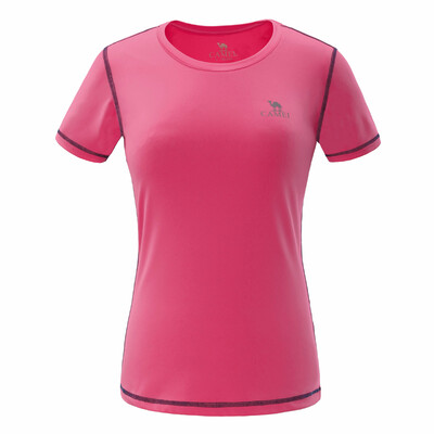 

Camel CAMEL outdoor sports T-shirt couples breathable round neck sports fashion short-sleeved T-shirt female A7S1U7204 pomegranate red XL