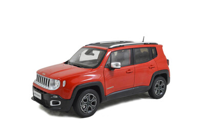 

Paudi 1:18 Масштабный Jeep Renegade 2016 Red Diecast Модель Автомобиль литой автомобиль
