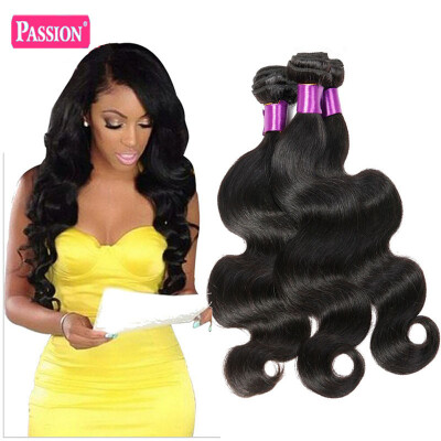 

Passion Hair 8A Brazilian Body Wave 3 Bundles Brazilian Virgin Hair Body Wave Brazilian 100% Human Virgin Hair Body Wave