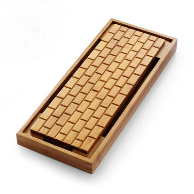 

Сетки Китайский Bamboo Gongfu чай поднос Столешница Teatable Таблица 50x20cm