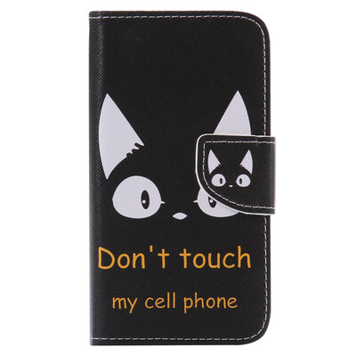 

Cat Ears Design PU Leather Flip Cover Wallet Card Holder Case for NOKIA 640