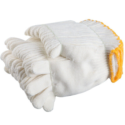 

Чанг Хаи новых больше рабочих перчаток плюс толстый бархат носить белые хлопчатобумажные перчатки перчатки линия стройп перчатки рабочие для мужчин и женщин / 12 B11409