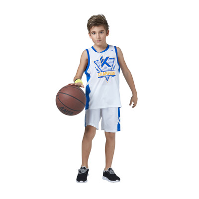 

ANTA Children's Basketball Set Children's Sports Two-piece Set 35721204 Pure White 170