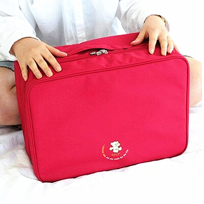 

[супермаркет] Лиз Jingdong новые одежды холдинг дорожная сумка большой емкости тележки случай большие синие сумки отделка расслаиваются