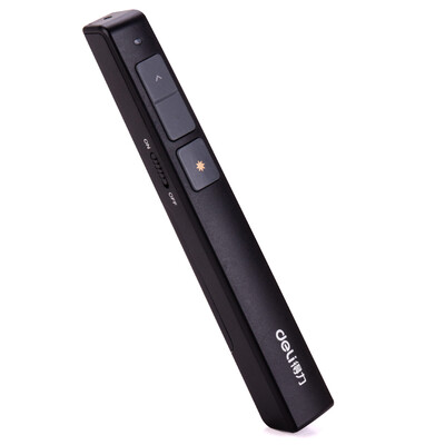 

Deli Laser Flip Pen Wireless PPT Controlor Presentation Pen Presentation Presenter Remote Control Laser Pointer