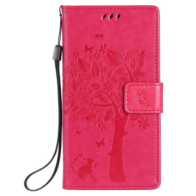 

Rose Tree Design Кожа PU откидной крышки Кошелек Карты Держатель чехол для HUAWEI P8