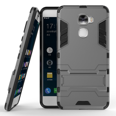 

Серый Slim Robot Armor Kickstand Ударопрочный жесткий корпус из прочной резины для letv Pro 3
