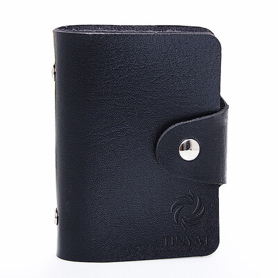

Tianyi TINYAT Card Men&women Card holder Men Multi-card Large capacity Can be placed Driver&39s license Small card holder Card package T705 Black