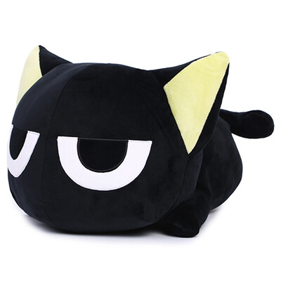 

【 】 Luo Xiao black lying position 30cm half eye plush doll black cartoon cartoon animation around the Tanabata Valentine's Day to send his girlfriend gift