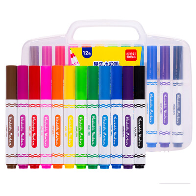 

(Deli) 70668 can be washed 24 color watercolor pen thin bar boxed