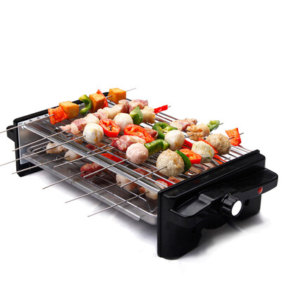 

Kleibi Household Smoke Free Electric Barbecue Grill Barbecue Grill Barbecue Machine Korean Teppanyaki Double Roast Barbecue Grill Board Upgrade Bakery KLB9055