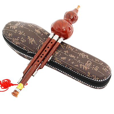 

[Jingdong supermarket] pastoral eclogue resin three tone Hulusi A tune (wood grain)