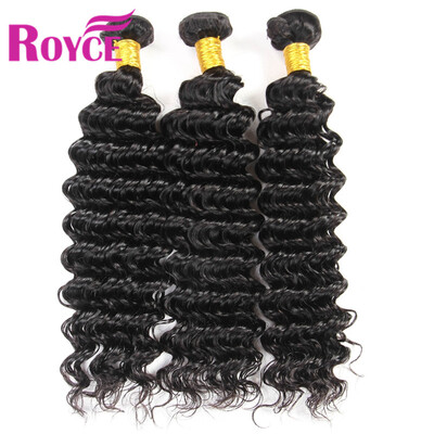 

Deep Wave Peruvian Virgin Hair 3Bundles Wet and Wavy Human Hair Unprocessed Deep Curly Wave Human Hair Weave Extensions