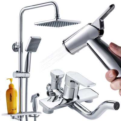 

Larsd F07 Набор для душа с умывальниками Кронштейны из латуни Смеситель для душа Душевой душ Душ спринклеры