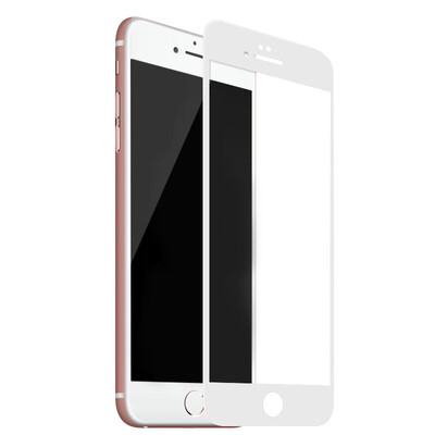 

Wally VALEA Apple 7 steel film full-screen full coverage iphone7 tempered film 3D soft side carbon fiber mobile phone film white
