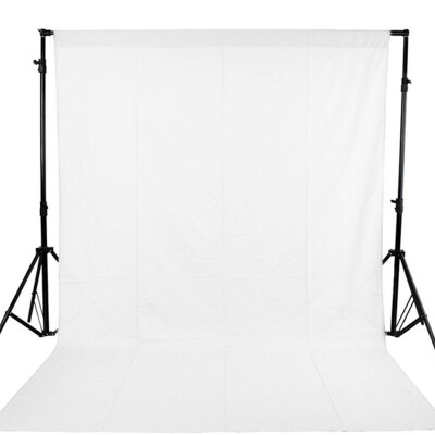 

Lele background cloth photo shoot photography video camera cloth cotton photo photography cloth solid color broadcast studio 32 meters white