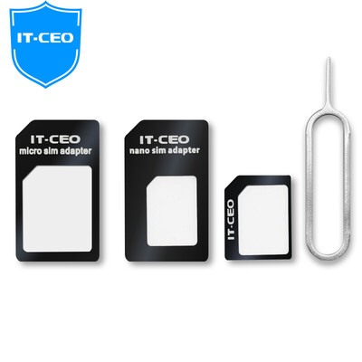 

IT-директор V7KT телефон Sim карты восстановление наборов карт преобразование Micro / Nano слота сим-карты Катон посылают карты взять иглу для Apple iPhone4 / 5 / 6S Samsung Huawei черного