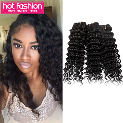 

Hot Fashion Hair Products 8A Malaysian Deep Wave 3 Bundles Virgin Maylasian Hair Deep Wave Natural Color Wavy Human Hair Bundle