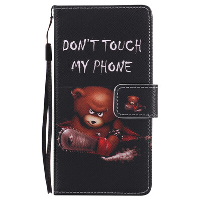 

Black Bear Design PU Leather Flip Cover Wallet Card Holder Case for SAMSUNG J5Prime