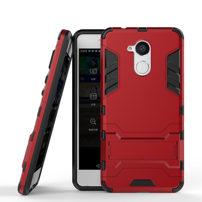 

Red Slim Robot Armor Kickstand Shockproof Hard Rugged Rubber Back Case For HUAWEI Honor 6S