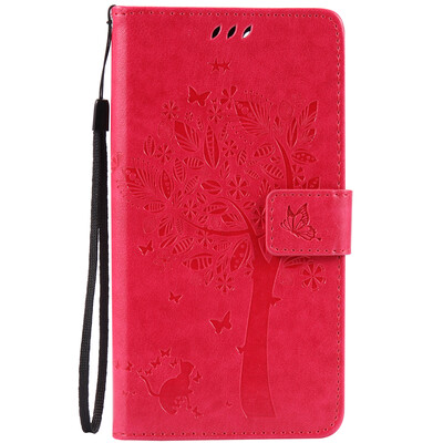 

Rose Tree Design PU Leather Flip Cover Wallet Card Holder Case for WIKO SLIDE 2