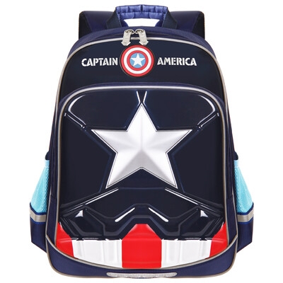 

Disney USA captain school bag schoolchildren 1-6 grade children&39s backpack BA5095A sapphire blue