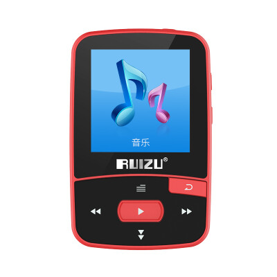 

Руи семья (RUIZU) X50 8G красного Lossless музыка Bluetooth MP3 / MP4 клипс