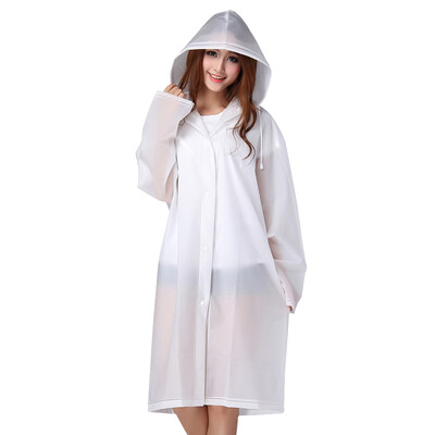 

JAJALIN Translucent Frosted Raincoat