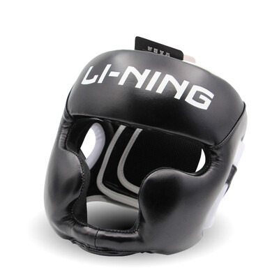 

Li Ning Boxing Helmet Boxing Hood Full Closed Boxing Helm Hood Jaw Squat Helm Training Contest Kid&39s Protection Helmet Face