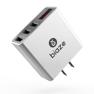 

BIAZE 3-port charger M11 for Apple Samsung mi Huawei oppo white