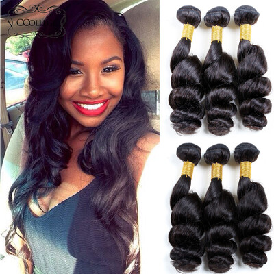 

Peruvian Virgin Hair Loose Wave 3Bundles 8A Unprocessed Human Hair Loose Wave CCollege Hair Products Peruvian Loose Wave Weave