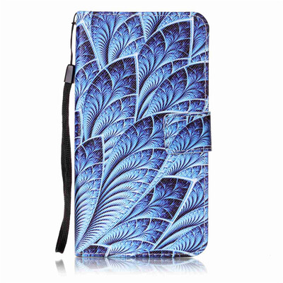 

Blue Dazzle Design PU Leather Flip Cover Wallet Card Holder Case for LG LS775