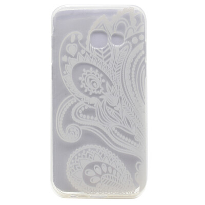 

Half flower Pattern Soft Thin TPU Rubber Silicone Gel Case Cover for SAMSUNG Galaxy A3 2017A320
