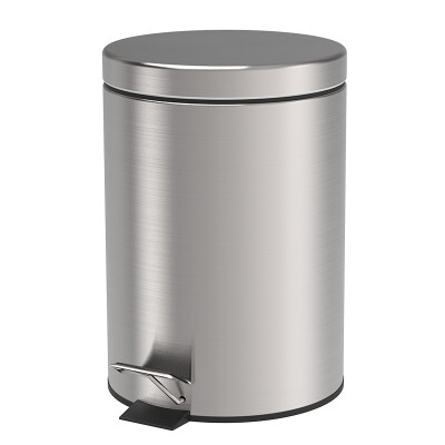 

Jingdong supermarket] happy cat (KLM) stainless steel trash cans drawing trolley 8l installed T8