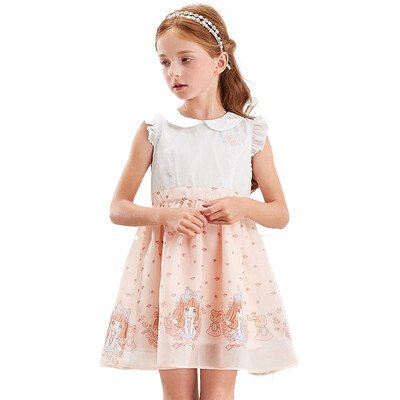 

Fliesa DEESHA Girls Dress Dress Korea Korean Dress 911721423 Pink Crystal 150