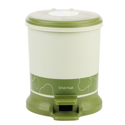 

Jingdong supermarket] camellia CHAHUA trash cans 28CM foot round luxury sanitary barrels (KA) 15091K