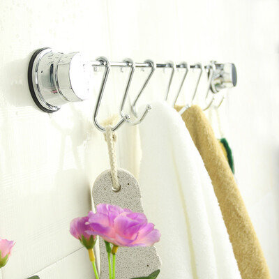 

Jingdong supermarket] Guardian strong Seamless sucker kitchen bathroom hook hanging hook hook EK02611804 noble silver