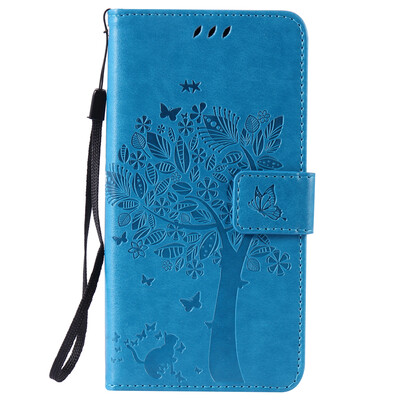 

Blue Tree Design PU Leather Flip Cover Wallet Card Holder Case for LG K8
