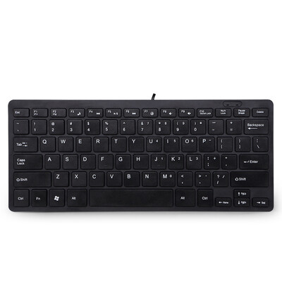 

Yaxie YS-K120 Ultra-thin Portable Suspension Chocolate Keypad USB Cable Keyboard Black