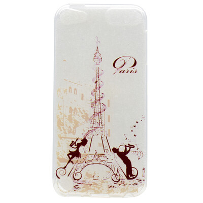 

Music tower Pattern Soft Thin TPU Rubber Silicone Gel Case Cover for iPod Touch 5