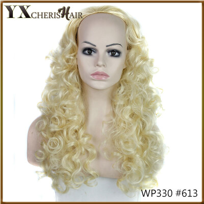 

Lace Frontal Wig Synthetic Curly Half Wigs Synthetic Hair For Black Women Long Blonde Synthetic Wig High Density With Baby Hair