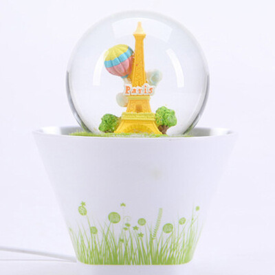 

Tropical forest xy12 tower sound control night light practical novelty romantic girlfriend girlfriend love wife wife birthday gift colorful colorful crystal ball atmosphere lamp